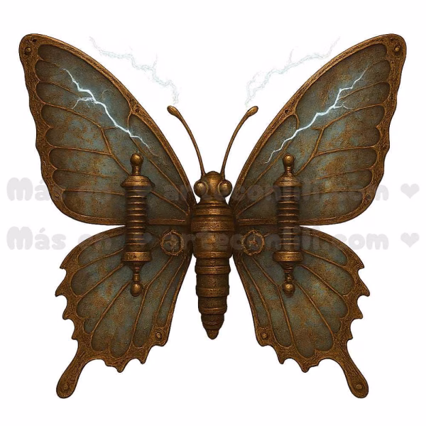 10 Steampunk Butterfly PNGs | Printable Digital Download for Scrapbooking & Journals