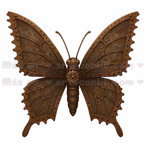10 Steampunk Butterfly PNGs | Printable Digital Download for Scrapbooking & Journals