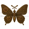 10 Steampunk Butterfly PNGs | Printable Digital Download for Scrapbooking & Journals