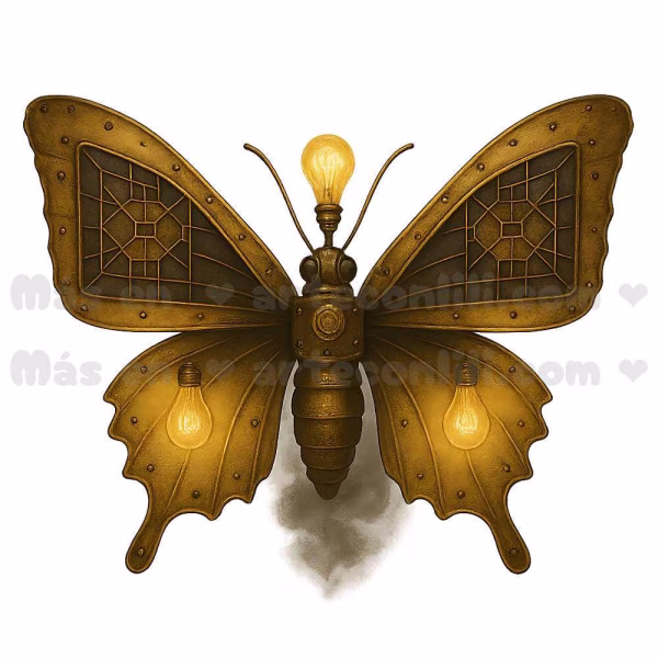 10 Steampunk Butterfly PNGs | Printable Digital Download for Scrapbooking & Journals