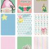 Collection "CHRISTMAS PASTEL" GNOMES CARDS [SCRAPBOOK] PDF FREE (A4)