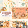 52 Printable Scrapbook Papers | Instant Download for Kids' Projects