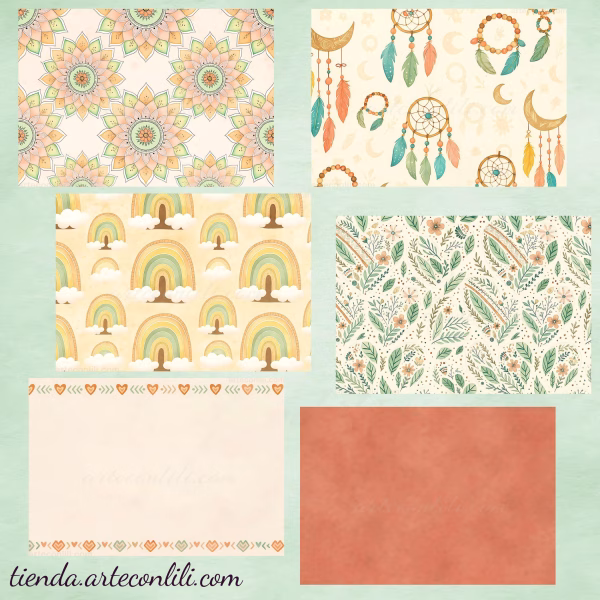 52 Printable Scrapbook Papers | Instant Download for Kids' Projects