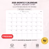 Free Monthly Marketing Calendar Planner - Letter-Size-11-November
