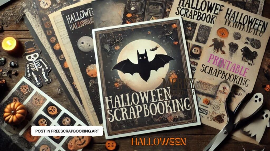 Download Halloween printables pdf scrapbooking