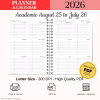 Free printable planner 2025–2026 notes and extras pages PDF