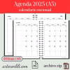 Printable 2025 Weekly Agenda | Instant Download Planner Spanish - A5 Format
