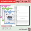 Printable School Planner 2025-2026 | Instant Download for Students