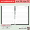 Printable School Planner 2025-2026 | Instant Download for Students
