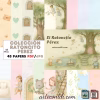 Printable Tooth Fairy Album | Digital Download Scrapbook Paper