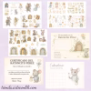 Printable Tooth Fairy Album | Digital Download Scrapbook Paper