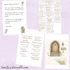 Printable Tooth Fairy Album | Digital Download Scrapbook Paper