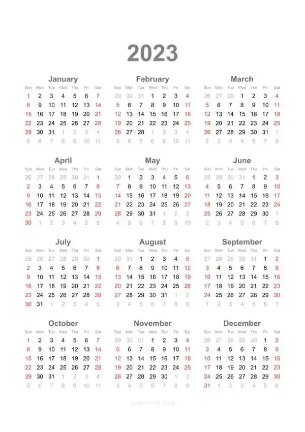 pdf planner freebie 2023 calendar