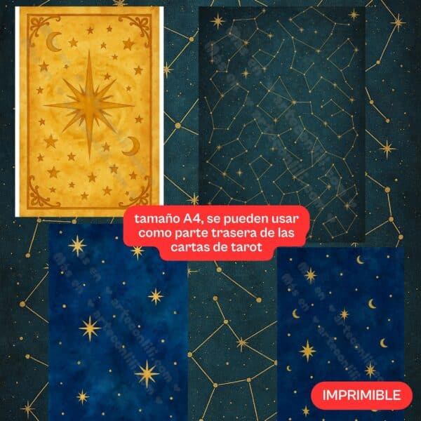 Printable Tarot Cards – Major Arcana Digital Download for Scrapbooking & Journaling