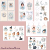 Cute Little Ballerina Printable Scrapbook Paper | Digital Download