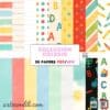 Printable Scrapbook Paper for School | Digital Download Collection