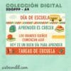 Printable Scrapbook Paper for School | Digital Download Collection