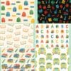Printable Scrapbook Paper for School | Digital Download Collection