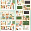 Printable Scrapbook Paper for School | Digital Download Collection