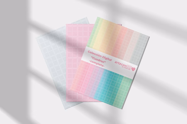 Printable Scrapbook Paper Collection | 19 Pastel Designs for Instant Download