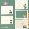 Printable Graduation Scrapbook Paper & Die Cuts | Instant Download