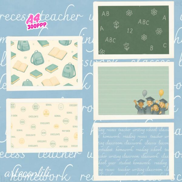 Printable Graduation Scrapbook Paper & Die Cuts | Instant Download