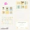 Printable Graduation Scrapbook Paper & Die Cuts | Instant Download
