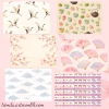 Japanese-Inspired Printable Scrapbook Paper | Digital Download