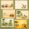 Savanna Digital Download: 52 Printable Scrapbook Papers for Safari Adventures