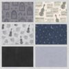 Free Wednesday Addams fanart scrapbooking kit – printable gothic papers in PDF and JPG (A4 and A3)