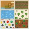 Colorful Pixelated Scrapbook Paper | Instant Download for Planners