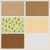 Colorful Pixelated Scrapbook Paper | Instant Download for Planners