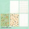 Printable Safari Sweet Collection | 36 Digital Scrapbook Papers for Kids
