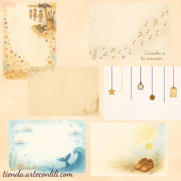 Enchanting Wood-Themed Printable Scrapbook Paper – 41 Instant Download Designs