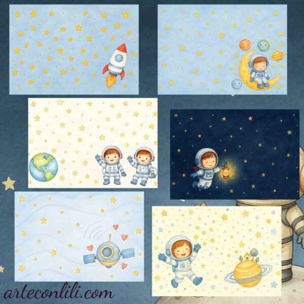 Printable Scrapbook Paper Collection for Kids – 60 Digital Downloads | Instant Download for Planners & Journals
