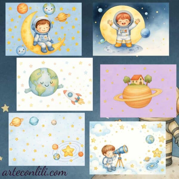 Printable Scrapbook Paper Collection for Kids – 60 Digital Downloads | Instant Download for Planners & Journals