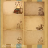 Steampunk Alice Gear Collection | Printable Scrapbook Paper Digital Download