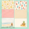 Printable Summer Scrapbook Paper – 45 Digital Downloads for Planners & Journals