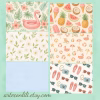 Printable Summer Scrapbook Paper – 45 Digital Downloads for Planners & Journals