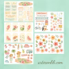 Printable Summer Scrapbook Paper – 45 Digital Downloads for Planners & Journals
