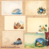 Printable Vintage Travel Scrapbook Paper Pack | Instant Download
