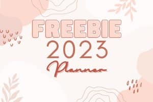 download free planner weekly freebie to print in home