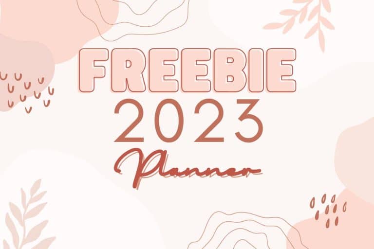 download free planner weekly freebie to print in home
