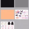 Free basic Halloween papers in black, grey and orange plus a cut-outs sheet with ghosts, flowers and hearts