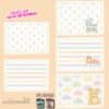 Printable Baby Girl Scrapbook Paper Kit | Instant Download 44 Designs