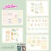 Printable Baby Girl Scrapbook Paper Kit | Instant Download 44 Designs