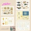 Printable Scrapbook Paper Kit - Camino de Santiago Digital Download for Journals & Planners