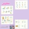 Printable Scrapbook Paper for Baby Boy | 44 Digital Downloads