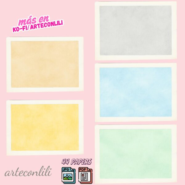 Printable Scrapbook Paper for Baby Boy | 44 Digital Downloads