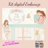 Printable Pregnancy Scrapbook Kit | 42 Digital Downloads for Journals & Planners